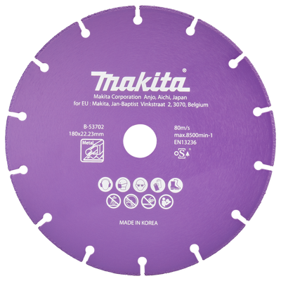 Makita Accessoires Doorslijpschijf 180x22,23x1,3mm - B-53702 B-53702