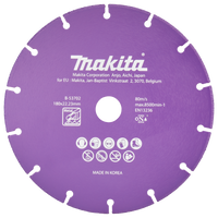 Makita Accessoires Doorslijpschijf 180x22,23x1,3mm - B-53702 B-53702