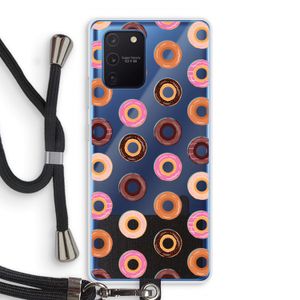 Donuts: Samsung Galaxy Note 10 Lite Transparant Hoesje met koord