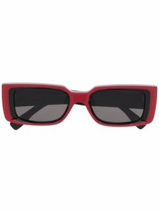 Cutler & Gross lunettes de soleil à monture carrée - Rouge