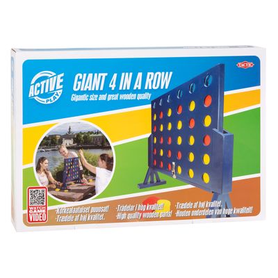 Tactic Giga 4 in een rij houten spel xl