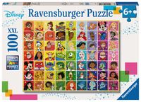 Ravensburger puzzel 100 XXL stukjes Disney multi character