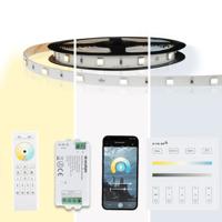 12 meter dual white led strip complete set - basic 720 leds