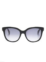 Max Mara Eyewear lunettes de soleil à monture papillon - Noir