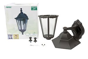 Smartwares 5000.029 Classico wandlamp - Aluminium/glas - Klassieke lantaarn