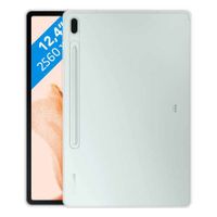 TPU Siliconen Backcover Hoesje Samsung Galaxy Tab S7 FE - thumbnail