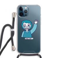 Zwaai: iPhone 12 Pro Transparant Hoesje met koord