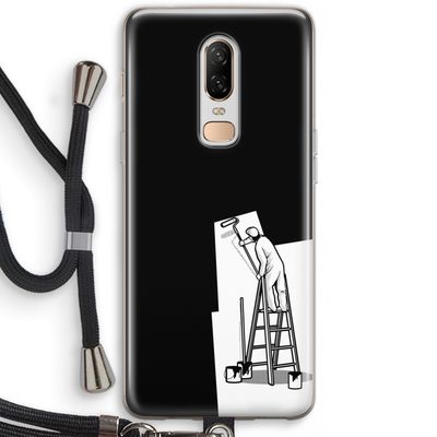 Musketon Painter: OnePlus 6 Transparant Hoesje met koord