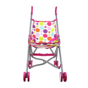 Poppenbuggy met stippen