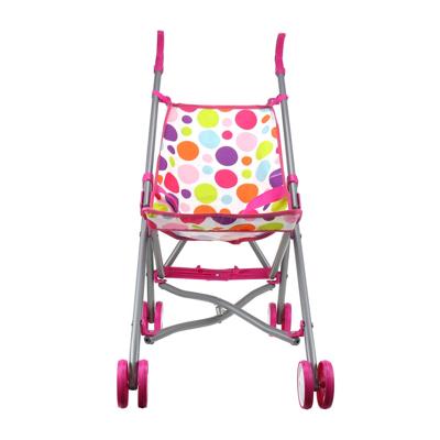 Poppenbuggy met stippen