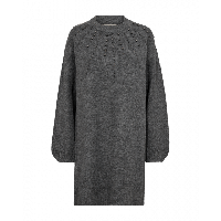 FreeQuent - Grijs | Dames | Jurk | Grijs | 3XL | regular | Kamst mode