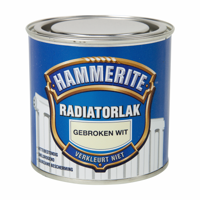 Hammerite Radiatorlak Hoogglans | Gebroken Wit | 250ml - 5093665