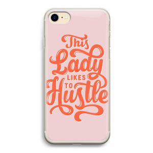 Hustle Lady: iPhone 7 Transparant Hoesje