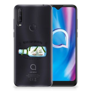 Alcatel 1S (2020) Telefoonhoesje met Naam Boho Bottle