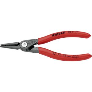 Knipex 48 11 J1 Precisie-borgveertang Geschikt voor borgringen Binnenringen 12-25 mm Puntvorm Recht