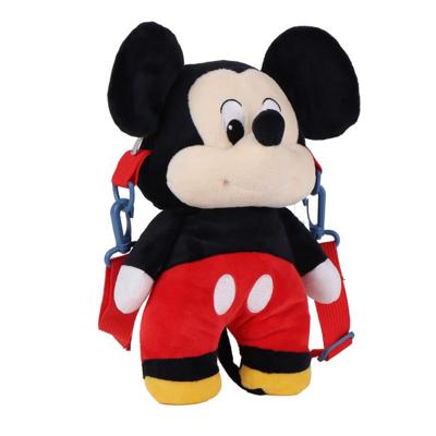 Disney Mickey Smile pluche rugzak, tas 28 cm