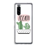 I love cacti: Sony Xperia 5 Transparant Hoesje