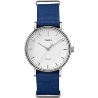 Horlogeband Timex 2P98200 Textiel Blauw 18mm - thumbnail