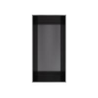 Hotbath &MORE Inbouwbox of inbouwnis - 30x15x10 - frameless - Geborsteld zwart PVD BOX015FMBP