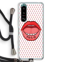 Yolo Denise: Sony Xperia 5 III Transparant Hoesje met koord