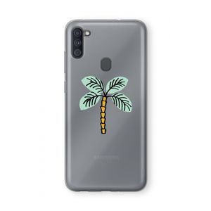Palmboom: Samsung Galaxy A11 Transparant Hoesje