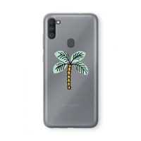 Palmboom: Samsung Galaxy A11 Transparant Hoesje