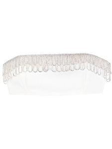 ROTATE BIRGER CHRISTENSEN haut bandeau à ornements en cristal - Blanc