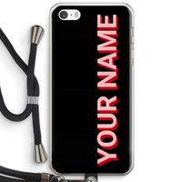 Namecase: iPhone 5 / 5S / SE Transparant Hoesje met koord