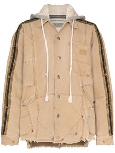 Greg Lauren veste à capuche Royal - Marron