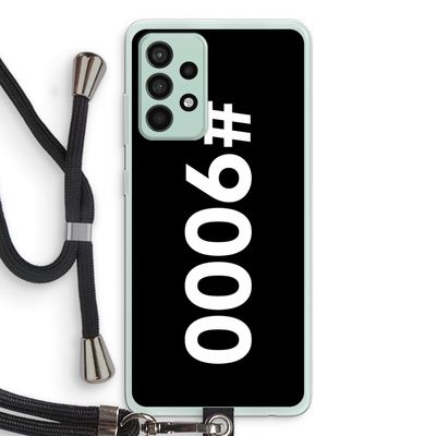 #9000: Samsung Galaxy A52s 5G Transparant Hoesje met koord