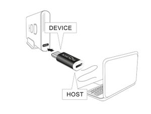 Delock USB 2.0 Adapter [1x USB-C stekker - 1x Micro-USB 2.0 B bus] 65678