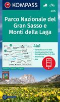 Wandelkaart 2476 Parco Nazionale del Gran Sasso e Monti della Laga | Kompass - thumbnail
