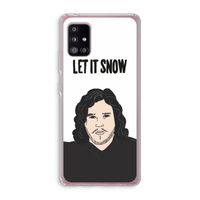 Let It Snow: Samsung Galaxy A51 5G Transparant Hoesje