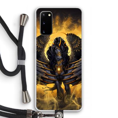 Pegasus: Samsung Galaxy S20 Transparant Hoesje met koord