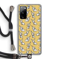 Haas: Samsung Galaxy S20 FE / S20 FE 5G Transparant Hoesje met koord Haas: Samsung Galaxy S20 FE / S20 FE 5G Transparant Hoesje met koord