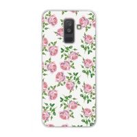 Kleine roosjes: Samsung Galaxy A6 Plus (2018) Transparant Hoesje