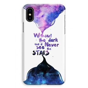 Stars quote: iPhone XS Max Volledig Geprint Hoesje