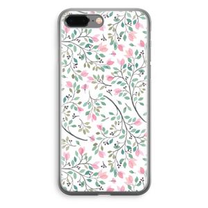 Sierlijke bloemen: iPhone 8 Plus Transparant Hoesje