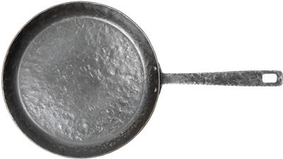 Forged Koekenpan Carbonstaal - Geschikt voor BBQ - ø 28 cm