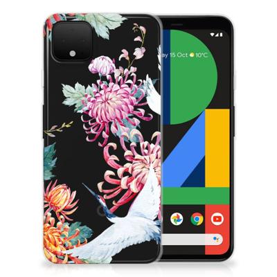 Google Pixel 4 XL | TPU Hoesje | Bird Flowers