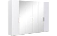 Goossens Kledingkast Easy Storage Ddk, Kledingkast 304 cm breed, 220 cm hoog, 2x glas draaideur en 4x spiegel draaideur midden Goossens Kledingkast Easy Storage Ddk, Kledingkast 304 cm breed, 220 cm hoog, 2x glas draaideur en 4x spiegel draaideur midden