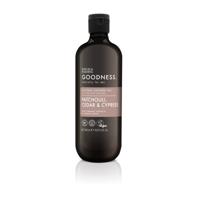 Goodness men showergel patchouli, cedar & cypress 500 Milliliter