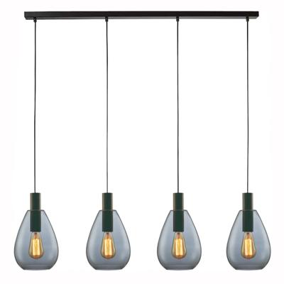 Freelight Hanglamp Dorato 4 lichts L120 cm zwart