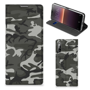 Sony Xperia L4 Hoesje met Magneet Army Light