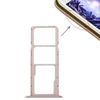 SIM-kaart lade + micro SD-kaart lade voor Huawei Y5 Prime (2018)/Honor Play 7 (goud)