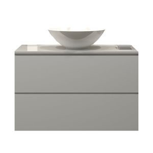Badkamermeubelset Gliss Zeus 80 cm Hoogglans Wit Met Waskom
