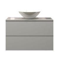 Badkamermeubelset Gliss Zeus 80 cm Hoogglans Wit Met Waskom