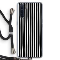 Stripes: Oppo A91 Transparant Hoesje met koord