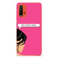 Xiaomi Poco M3 Silicone-hoesje Woman Don't Touch My Phone - thumbnail