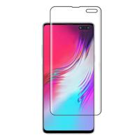 Voor Galaxy S10 5G 0.3 mm 9H oppervlaktehardheid 3D gebogen rand lijm gebogen Full Screen gehard glas film vingerafdruk ontgrendeling wordt ondersteu